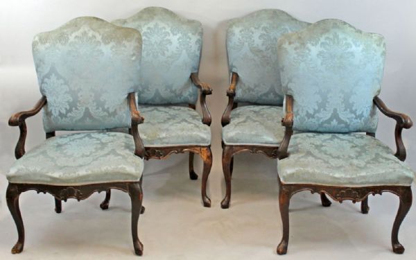 Group of four Venice armchairs sec. XVIII
    