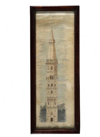 Der Ghirlandina-Turm, Alberto Artioli (Modena, 1881-1917)