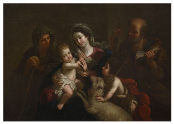 Holy Family with Saint Elizabeth and Saint John the Baptist
