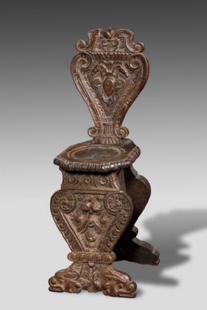 Rare 16th-century Tuscan-Umbrian stool.