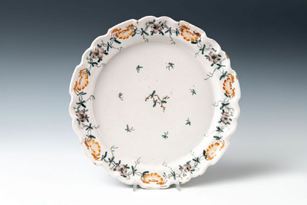 Large Sassuolo majolica plate, Dallari Manufacture