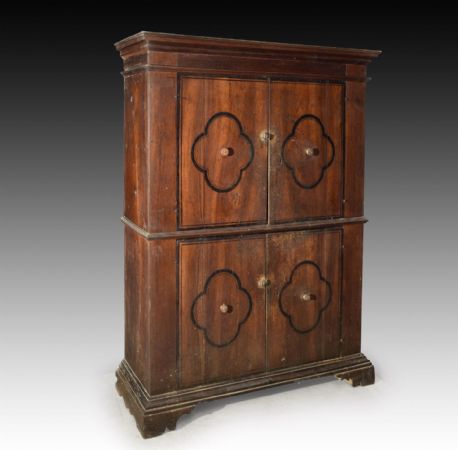 Rare Emilia-Modena cabinet with four doors, 17th century