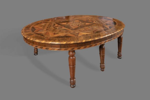 Elegant oval table