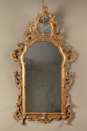 Miroir, Venise, XVIIIe siècle