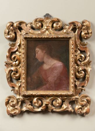 Young woman in profile