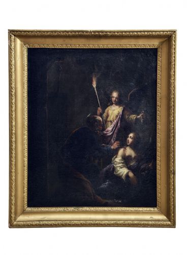 Santa Águeda curada por San Pedro