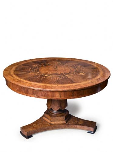 Élégante et rare table Rolo du XIXe siècle